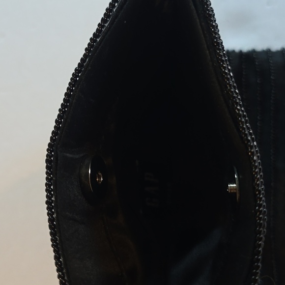 Gap Dainty SMALL Evening bag Top snap closure Little black bag Neutral Minimal - Picture 8 of 8